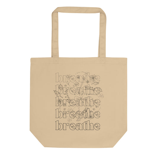 Retro graphic breathe tote